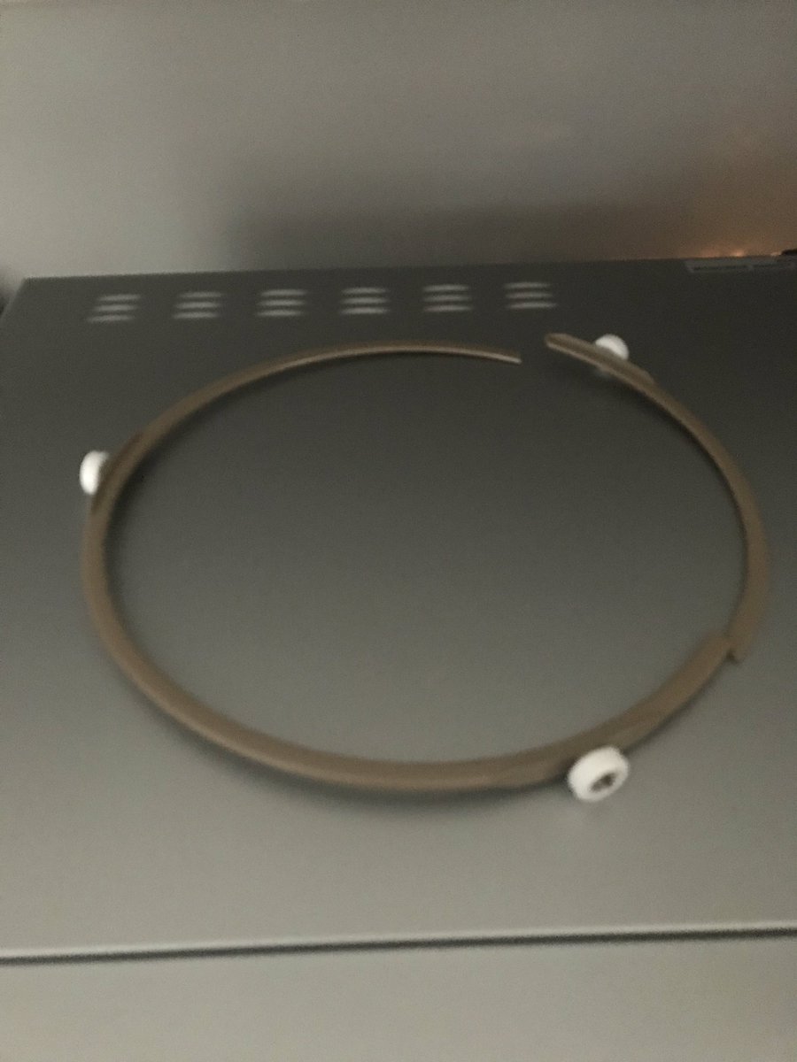 pmevery's tweet photo. @curryspcworld my new microwave has a broken turntable support. Spent an hour on the phone to your support team only to be told I need to return the whole microwave back to a store. Could you not just send a replacement part? https://t.co/IqvnrCb9C4