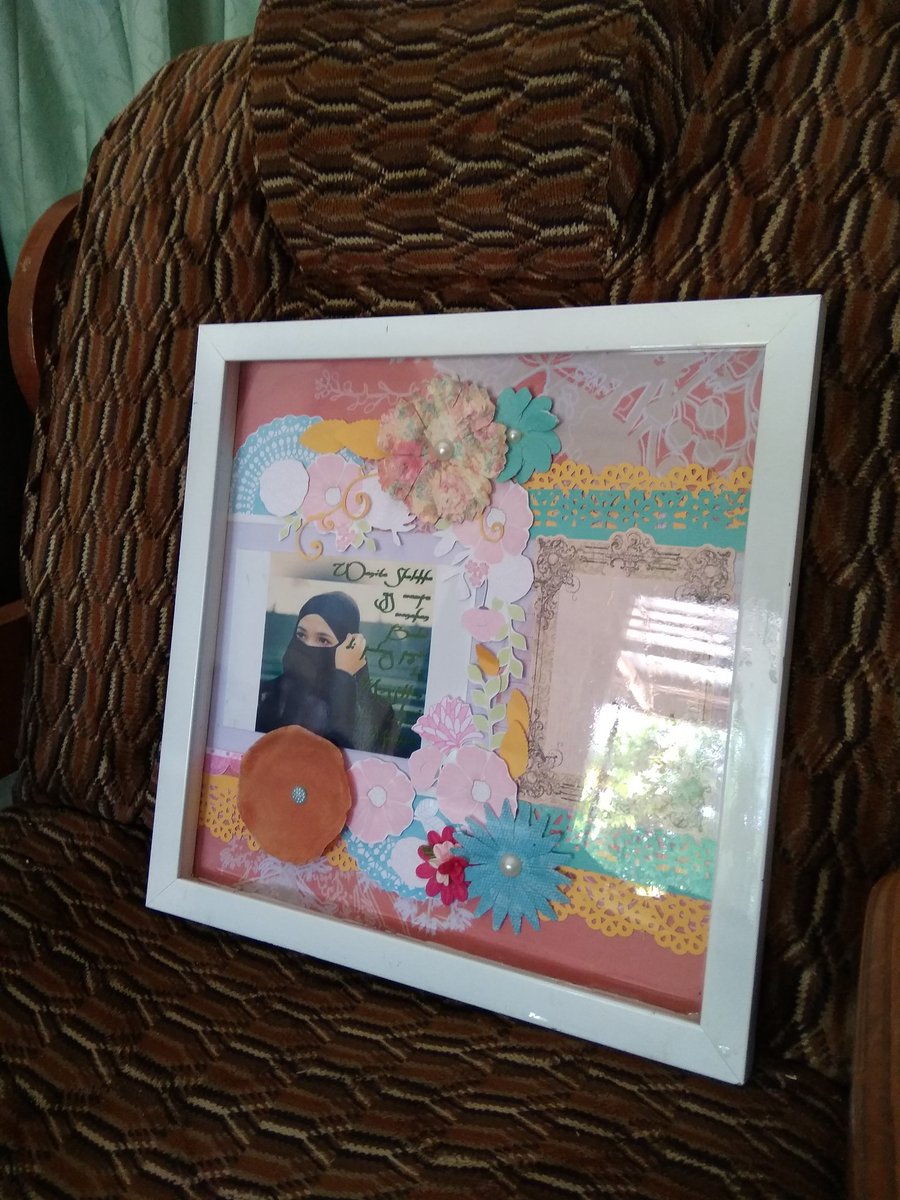 Dhennysetia1's tweet image. My creation for homedecor #scrapframe #homedecor