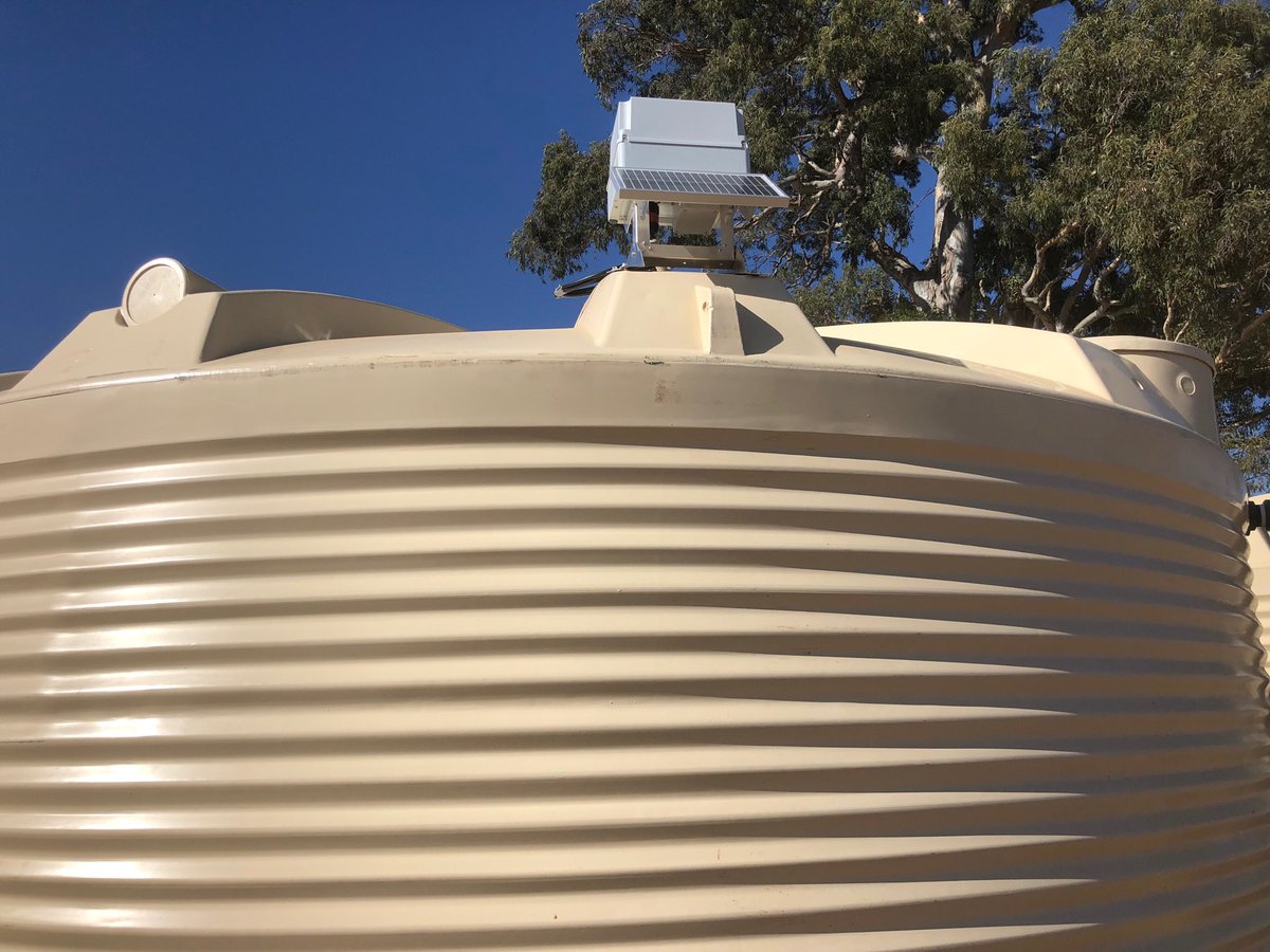 paradooprime's tweet photo. Remote water monitoring# farmbot. All good so far https://t.co/sBuzSu087S
