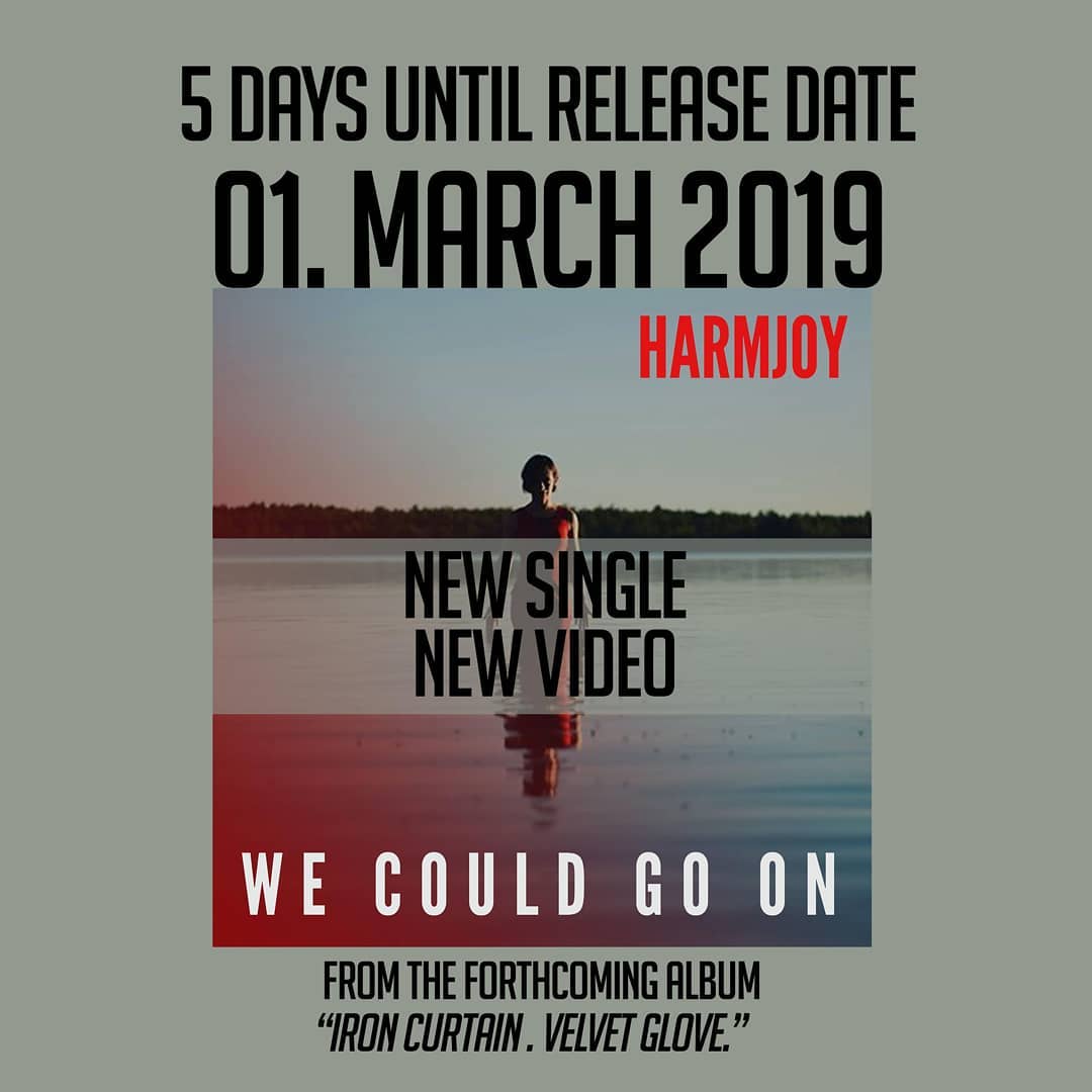 HarmJoy's tweet photo. Five days until release of our new Digital Single "We Could Go On". There will be also a Video. From our forthcoming album "Iron Curtain. Velvet Glove." #synthpop #synthporn #sanfrancisco #danarama #harmjoy #amphifestival #wavegotiktreffen #meralunafestival https://t.co/U1v7VwyGt9