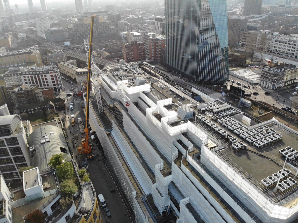 LCA_Ruislip's tweet photo. What an ariel shot! One of the most challenging and complex jobs we have been involved in. What a team we have! https://t.co/NbncqFgjuH
