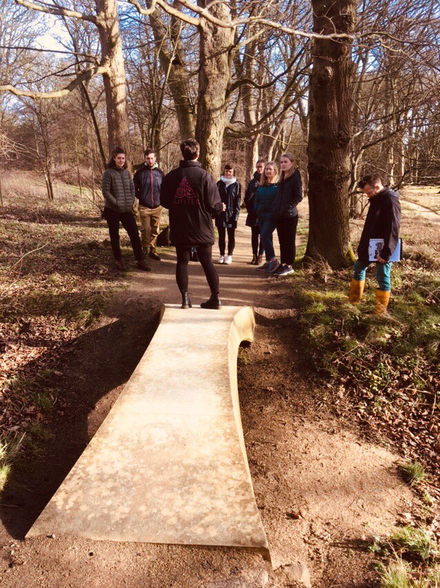 _NinaJM's tweet photo. Many thanks to Lauren and Matt @jupiterartland for hosting our @GeosciencesEd MSc Environment, Culture & Society @UoEGeosStudents A great day talking #landscape #art #sculpture #walking #talking #goalongs #methods #dissertation #plans https://t.co/TrCKiZmbZd