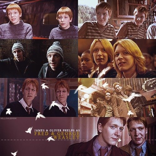 Happy 33rd Birthday Oliver and James Phelps! Thanks for being our perfect Weasley twins! 