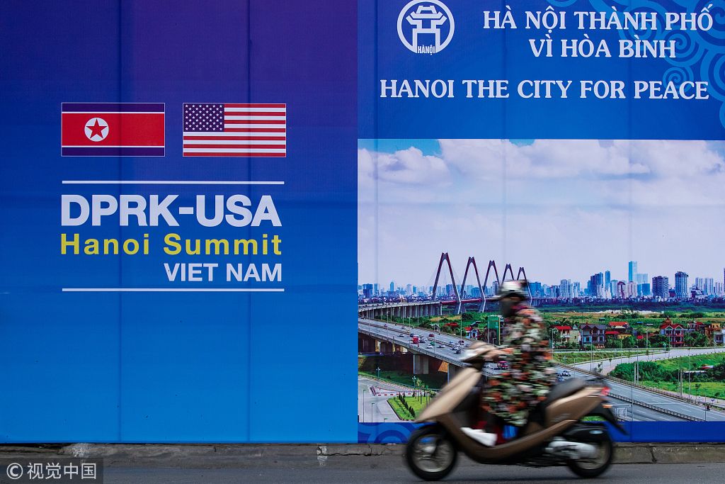 globaltimesnews's tweet image. A detailed road map over North Korea&apos;s #denuclearization is unlikely agreed during the 2nd Trump-Kim summit, as Pyongyang may be unwilling to let pressure build up on itself, said Zhao Tong, a fellow with Carnegie-Tsinghua Center for Global Policy. #TrumpKimSummit