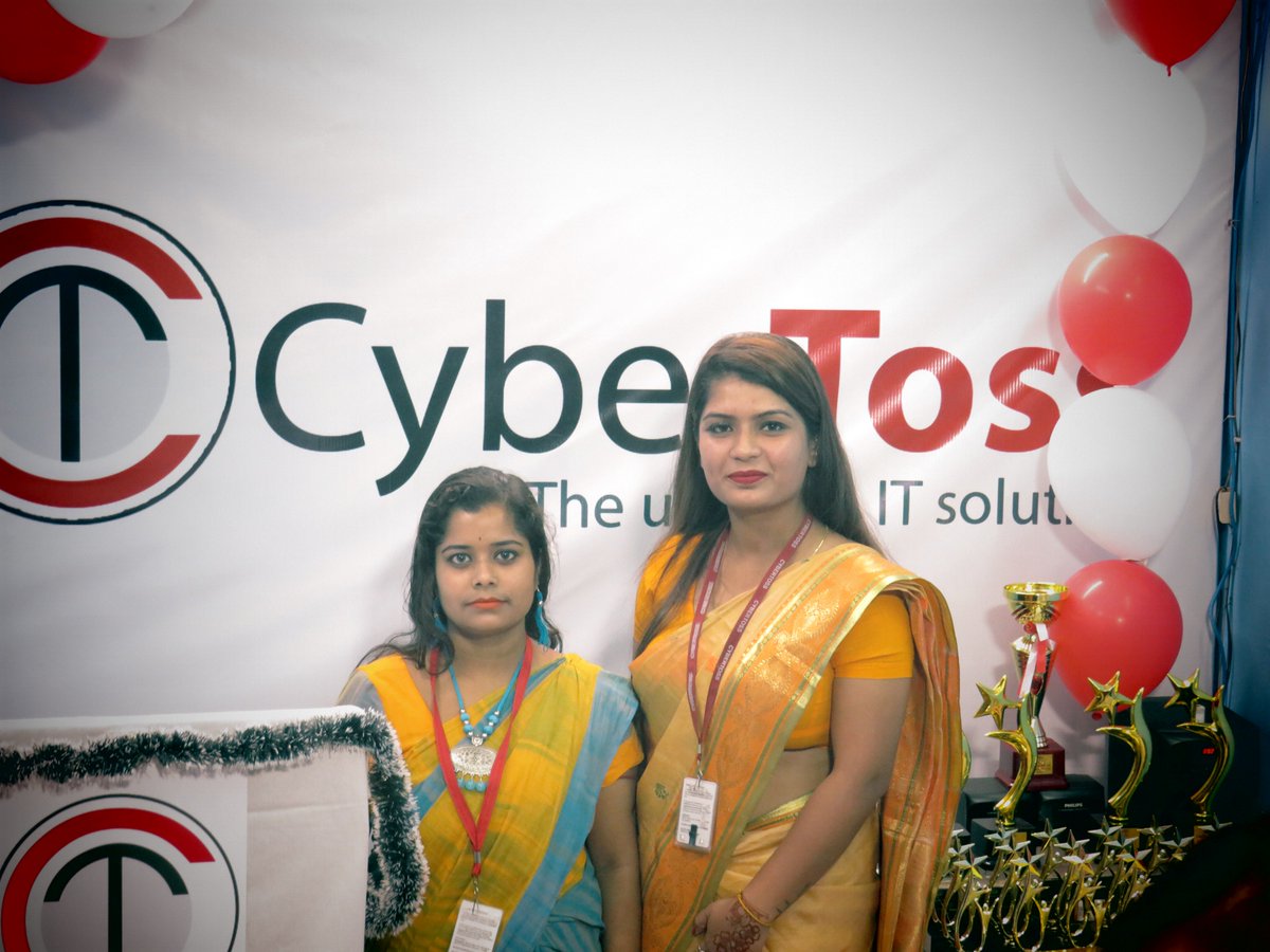 Cybertoss_Info's tweet photo. Mrs. Rakhi Barik and Ms. Saloni Rai are our Ecommerce Support Team for UK of CyberToss Pvt. Ltd. Their hard work and dedication make perfect their project.

#annual #featuring #music #celebration #party #family #happy #celebrate #food #Awards #CyberToss #AnnualDay #Motivation https://t.co/qU5gjXGK1Y