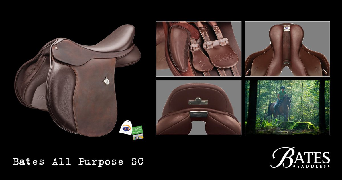 Looking for an All Purpose saddle particularly suited to some jumping? 

Compared to the Bates All Purpose, the SC model features a more open seat with a low, square cantle (SC) and a forward cut flap.

Find out more: bit.ly/2NrJszt