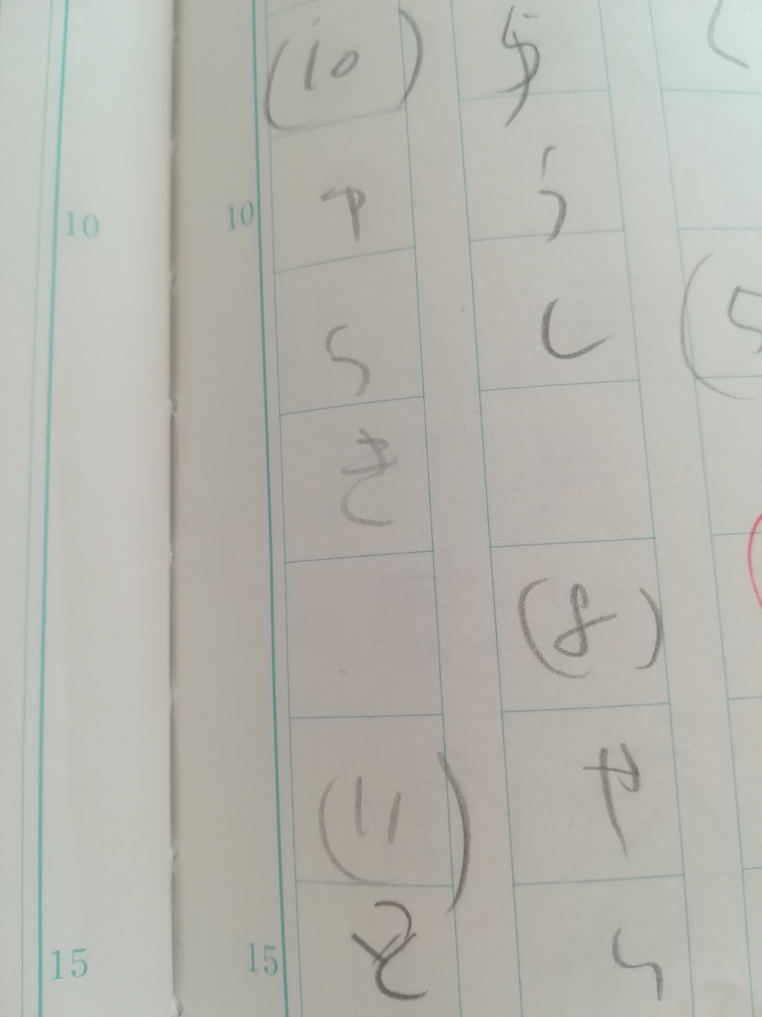 B 漢字テストの採点基準が話題ですが ここでうちのムスメ 小３ の漢字ノート 読み をご覧ください こういうのをどこまでokにするかってのね 先生の自己判断だと難しいからね 機械的に採点基準を外れてるやつはバツにするの仕方ないよねと思わんでも