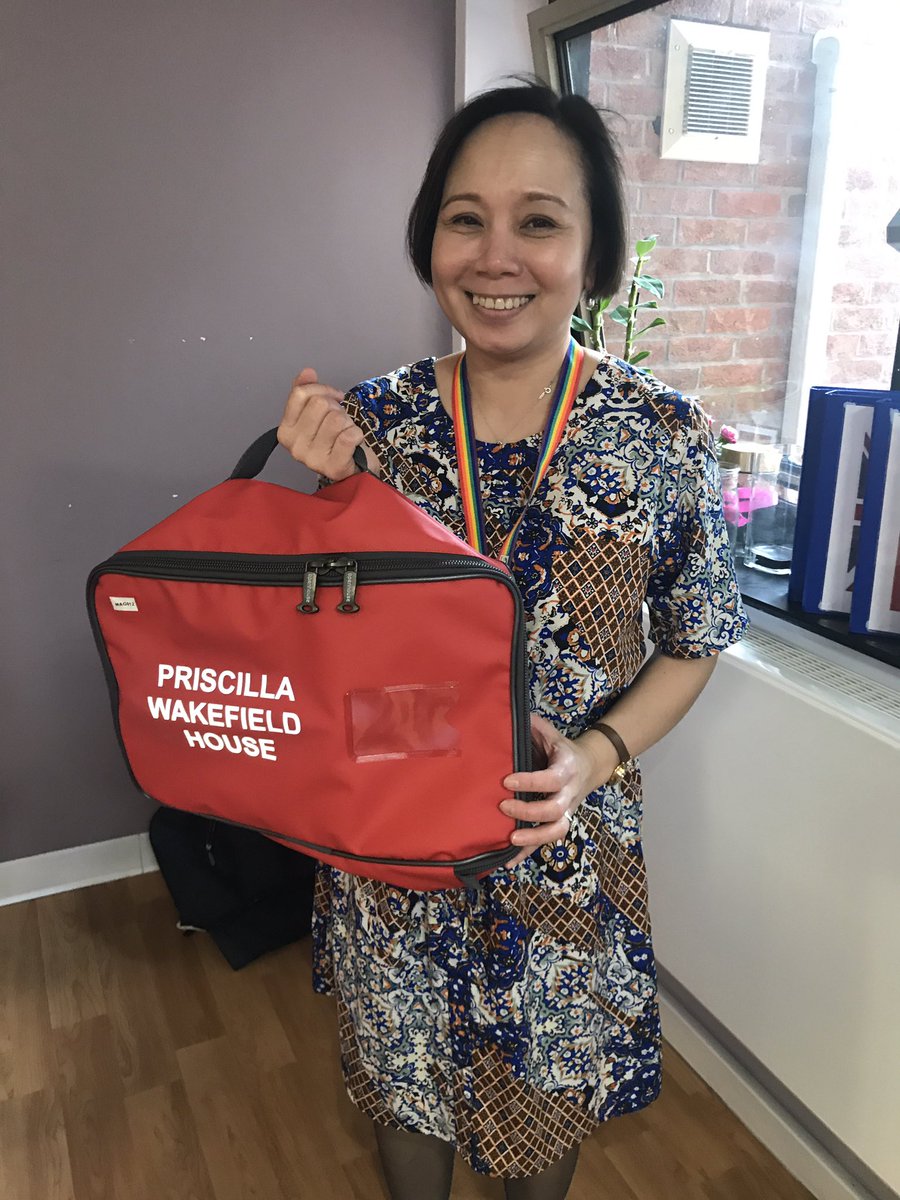 KatieFJohnstone's tweet photo. Launch of the red bag scheme for Haringey care homes today #NorthMid #FrailtyFebruary https://t.co/1VA41Z0YQI
