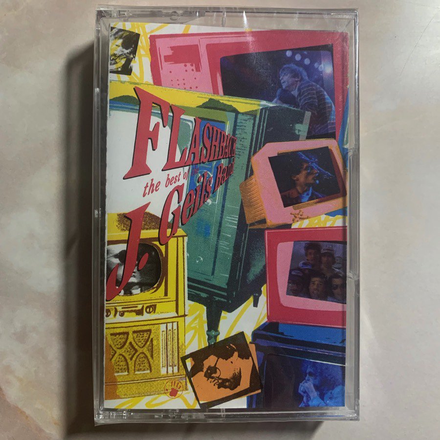 funkyjudge_net's tweet photo. Memorabilia: ’Flashback’ the best of the The J. Geils Band. Tape Cassette, 1985 EMI America C 101963 (Sealed) #JGeilsBand #memorabilia @PeterWolf_Woofa https://t.co/NFGHsm795x