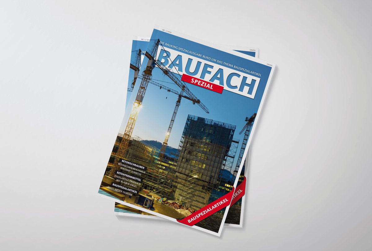 Ein neues Format unseres Kundenmagazins BAUFACH ist heute erstmalig erschienen - die BAUFACH Spezial! Mehr Infos dazu sowie zu unserem neuen Beilagenkonzept gibt es im aktuellen Presseartikel: bauking.de/publish/viewfu….