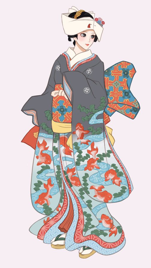 お江戸ファッション図鑑 青い日記帳