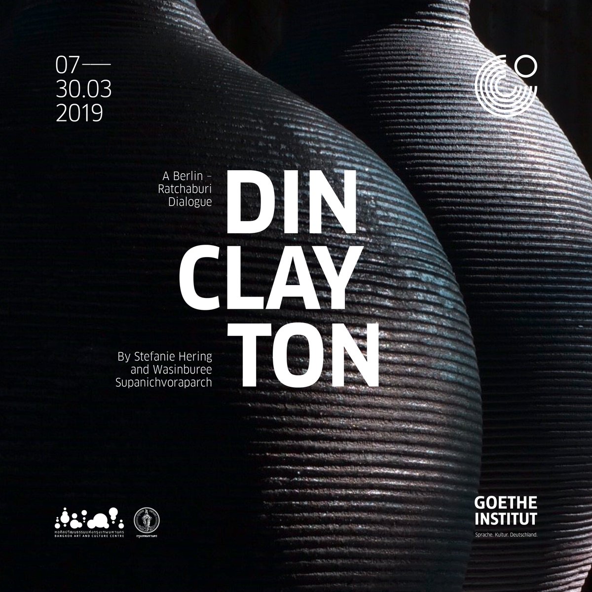 Din Clay Ton exhibition is about promoting an intercultural exchange between Germany and Thailand with a selection of artistic works in the field of ceramics.
 #หอศิลปวัฒนธรรมแห่งกรุงเทพมหานคร #BACC #Art #bangkok