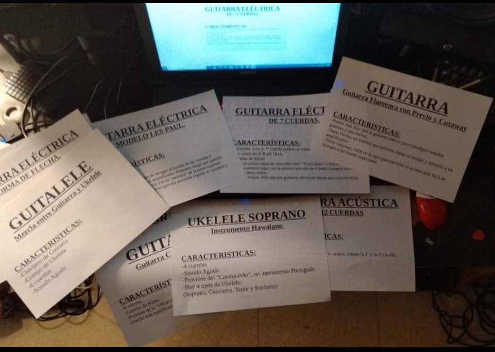 MousikeCr's tweet photo. ¡Buenos días!
Comienza la Semana de la Guitarra en Mousiké. Esta tarde a las 19h Audición de alumnos y durante toda la semana tendremos una interesante exposición con diferentes tipos de guitarras. ¡Os esperamos! https://t.co/pe9Sro50Yz