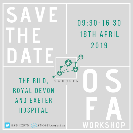 swhcstn's tweet photo. ๐๐๏ธ SAVE THE DATE: NETWORK EVENT ๐๏ธ๐
Prepare for your OSFAs with:
- presentations from assessors
- workshops with OSFA survivors
- generic station practice
The #SWOSFAworkshop is not one to be missed! More information and sign-up will be available VERY soon! https://t.co/LW8CTnaSM6