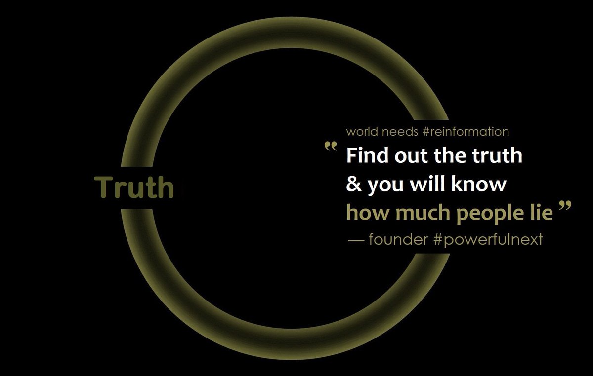 powerfulnextR's tweet photo. " Find out the truth &amp; you will know how much people lie " 
~ founder #powerfulnext 

#truthR #reinformation #quotesoftheday #wordsofwisdom #quotesaboutlife #lifequotes #quotes #dailyquotes #thoughtoftheday #quotestoliveby https://t.co/IVhMjjFPhR