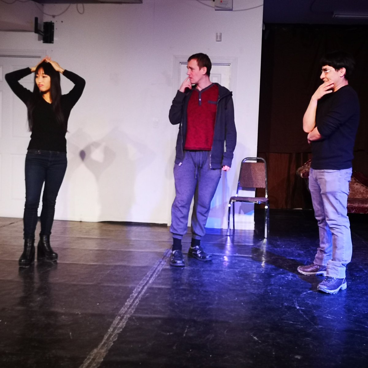 ImprovToronto's tweet photo. Not sure what to do tonight? Join us for #WINProv where you can join in or just watch the show! 8:30pm | $5 | 587a College St.
#improv #MondayMotivation #MondayMood #improvpants https://t.co/acIN3LDjsG