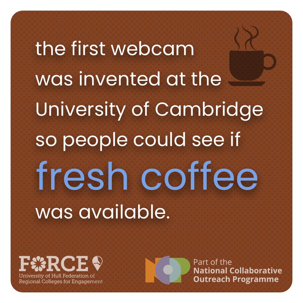 HOP_Humber's tweet photo. Days 23 - 25 of #FactFebruary - What an 'Entry Requirement' is, why webcams were invented, and what do we mean by a 'bachelor's'?
#WeAreNCOP https://t.co/lKn86LHbaA