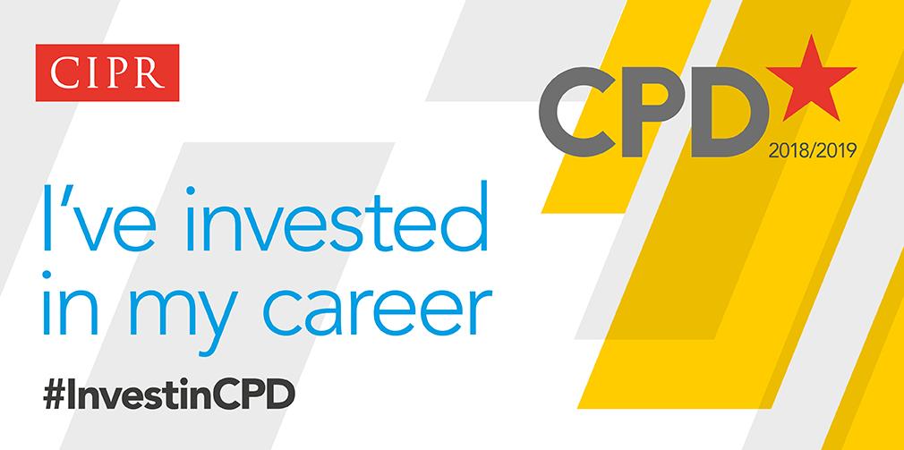 Phew! That's my CIPR CPD points completed for another cycle - onwards and upwards!