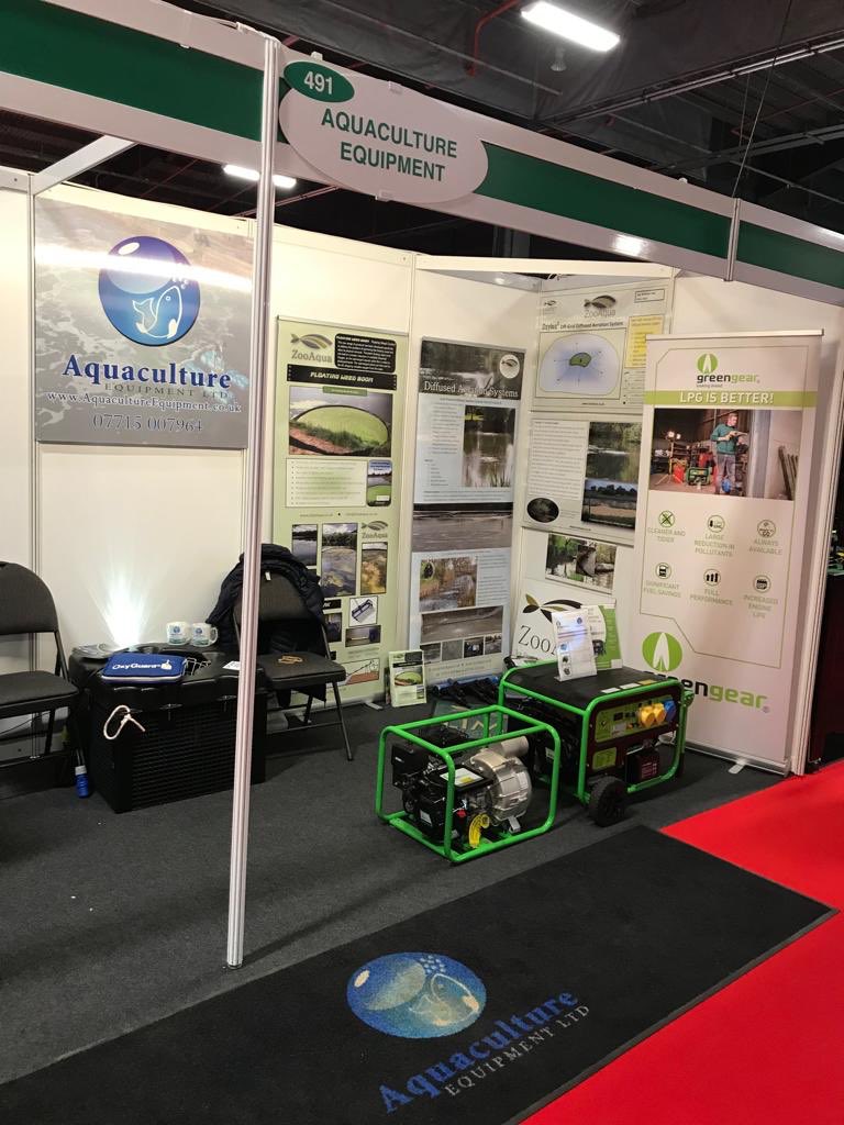 greengear_'s tweet image. We were at the @NAnglingShow last weekend with @CavagnaUK and aquaculture equipment showcasing #LPG pumps and generators! Great to see you all there!  #NAS7