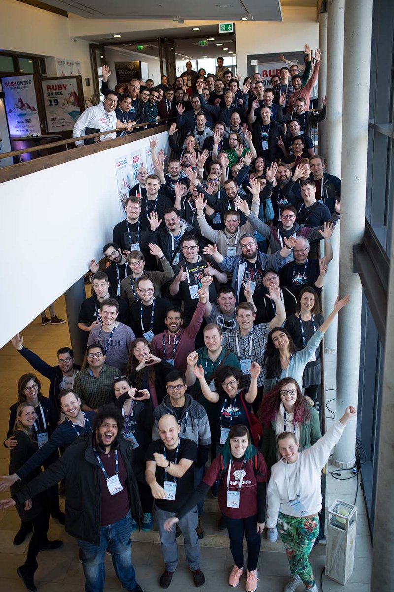 Ruby on Ice (@rubyoniceconf) on Twitter photo Ruby turned 26 yesterday and we celebrated this birthday on #rubyonice2019 <a href="/yukihiro_matz/">Yukihiro Matz</a> <a href="/tenderlove/">Aaron Patterson</a> Ruby turned 26 yesterday and we celebrated this birthday on #rubyonice2019 <a href="/yukihiro_matz/">Yukihiro Matz</a> <a href="/tenderlove/">Aaron Patterson</a>