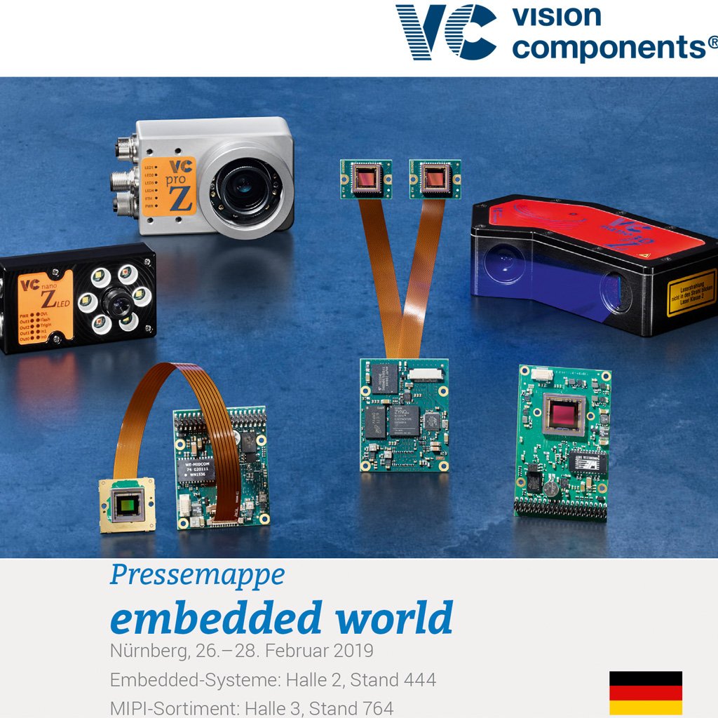 GiiAgentur's tweet image. Besuchen Sie #VisionComponents auf der #ew19 @embedded_world und erfahren Sie das Neueste über #EmbeddedVision in Halle 2, Stand 444.
Alle Pressemitteilungen: gii.de/vc