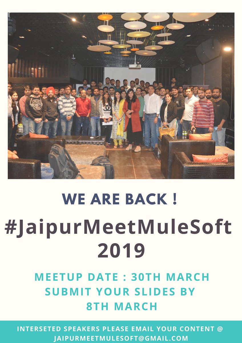 Jaipur Mulesoft Meetup tweet media