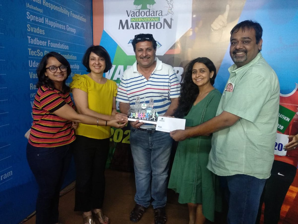 VMIndia's tweet photo. We also support local, social and civic causes. Come join us on 5th January 2020 to be a part of IX edition of Vadodara Marathon. 
#VadodaraMarathon #NGO #LiveforaCause https://t.co/Glu7XIdlsx