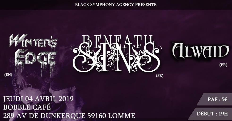 WintersEdgeBand's tweet photo. Are you ready for us France?

We can’t wait to perform in France for the first time with the awesome @BeneathMySins &amp; @alwaidband so make sure you don’t miss out \m/

#wintersedge #beneathmysins #alwaid #metalbands #overseas #france #liveinfrance #firsttime #performing #ukmetal https://t.co/4xDelNDUPe