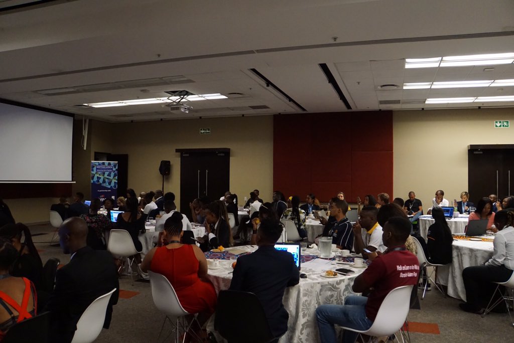 SinaBuente's tweet image. #ICCAworld is involved in many sessions today during BondDay at #MeetingsAfrica19. Our team member Irina is part of the judging panel for the @IMEX_Group FLF. Many future leaders in the room. 🎓