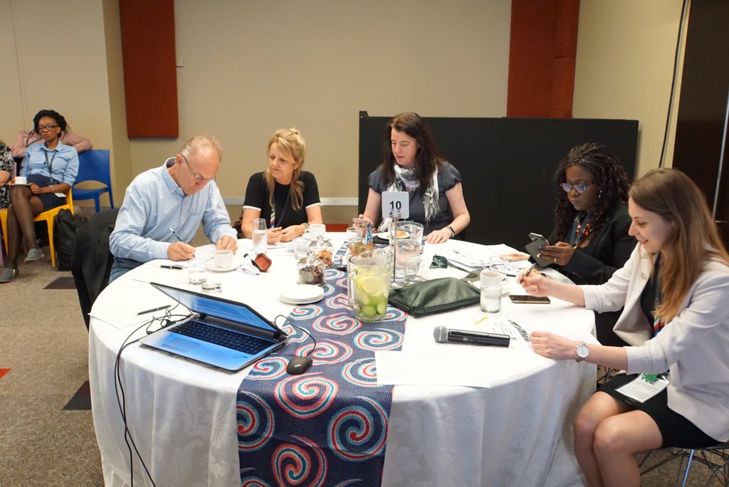 SinaBuente's tweet image. #ICCAworld is involved in many sessions today during BondDay at #MeetingsAfrica19. Our team member Irina is part of the judging panel for the @IMEX_Group FLF. Many future leaders in the room. 🎓