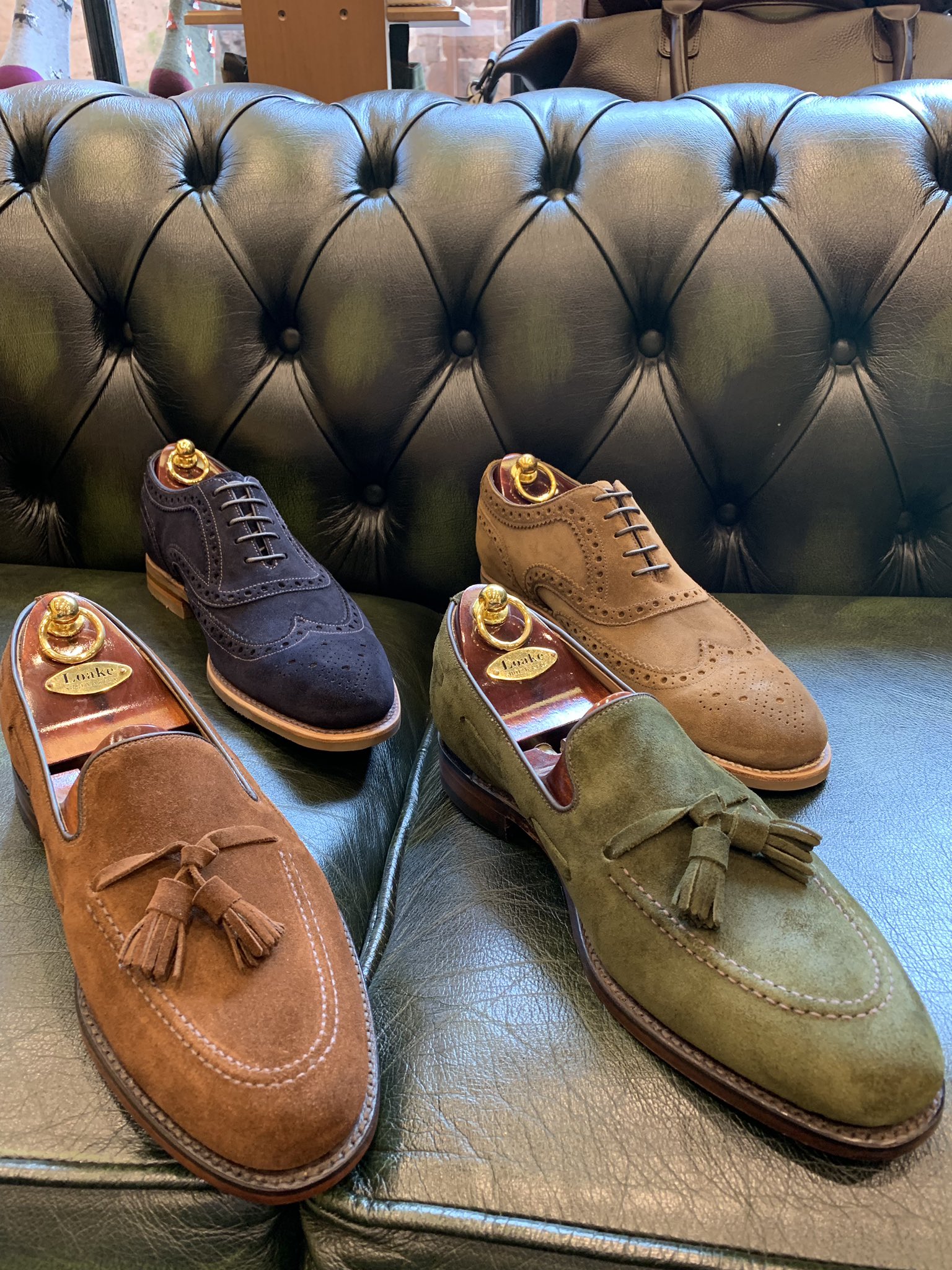 loake lincoln polo suede