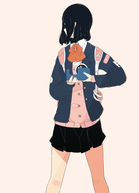 「後姿 学生服」のTwitter画像/イラスト(古い順)