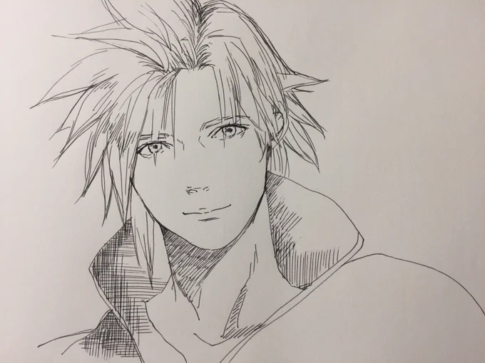 昔、描いたクラウドさん 
