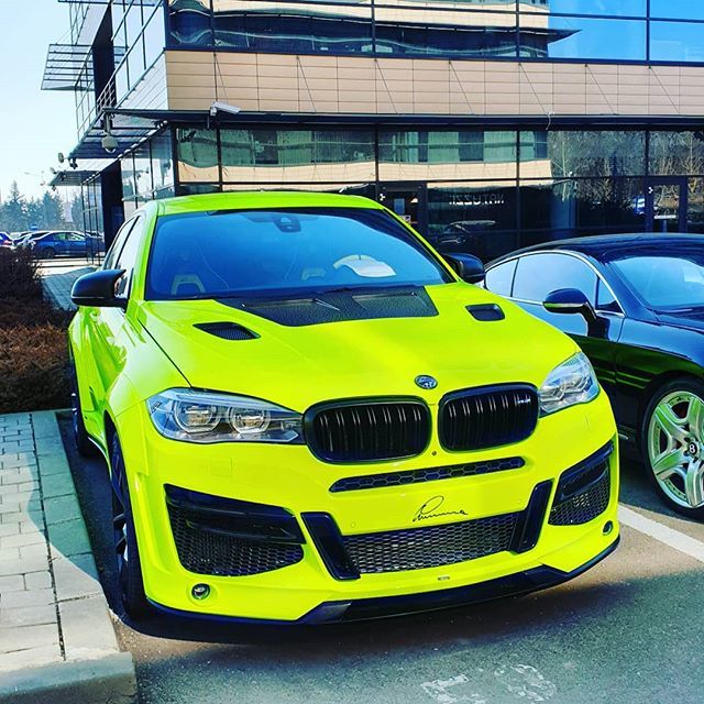 IrinelAndrei's tweet photo. What a #color! @lummadesignofficial #CLRX6R, based on a #BMW #X6M, #spotted in #Bucharest, #Romania.
---
#lummadesign #bmwx6m #bmwrepost #instacar #cargram #carsofinstagram #tuning https://t.co/Z7EqVLvN5Y https://t.co/swGZpUoixV