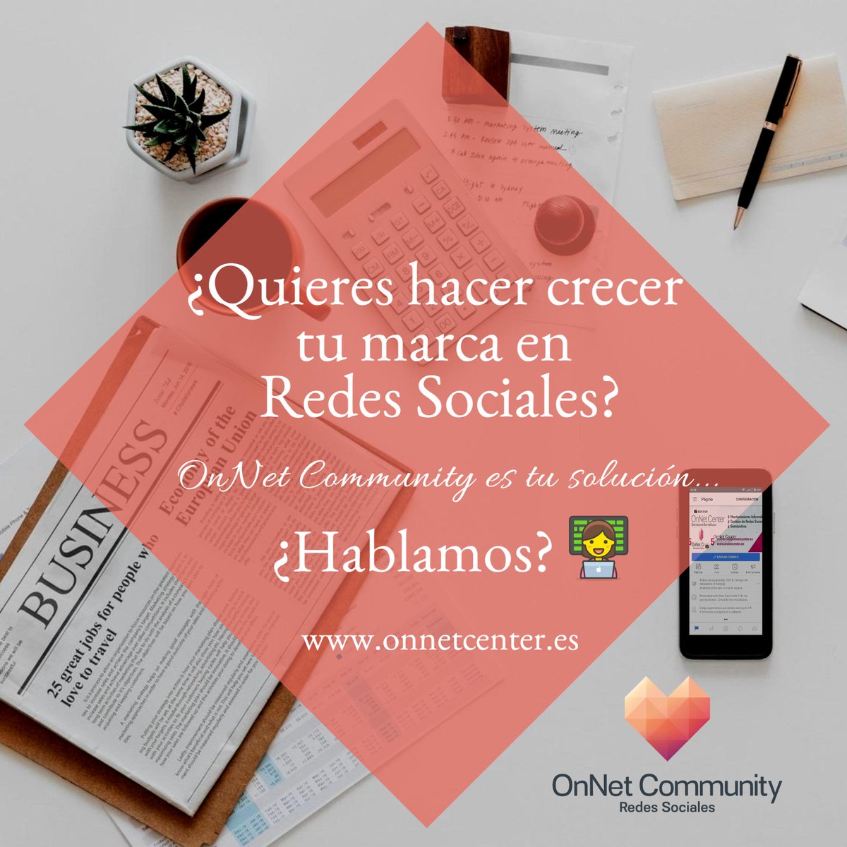 onnet_center's tweet photo. ¿Tu #empresa aún no tiene presencia en #RedesSociales?
¿Quieres que tu marca sea visible en las Redes Sociales más top?
#OnNetCommunity es tu solución... ¡¡Infórmate ya!!
📧 socialmedia@onnetcenter.es
📱 (+34) 602 252 256
🌐 https://t.co/fcyJ9fhAGR https://t.co/xOCAIVe3jV