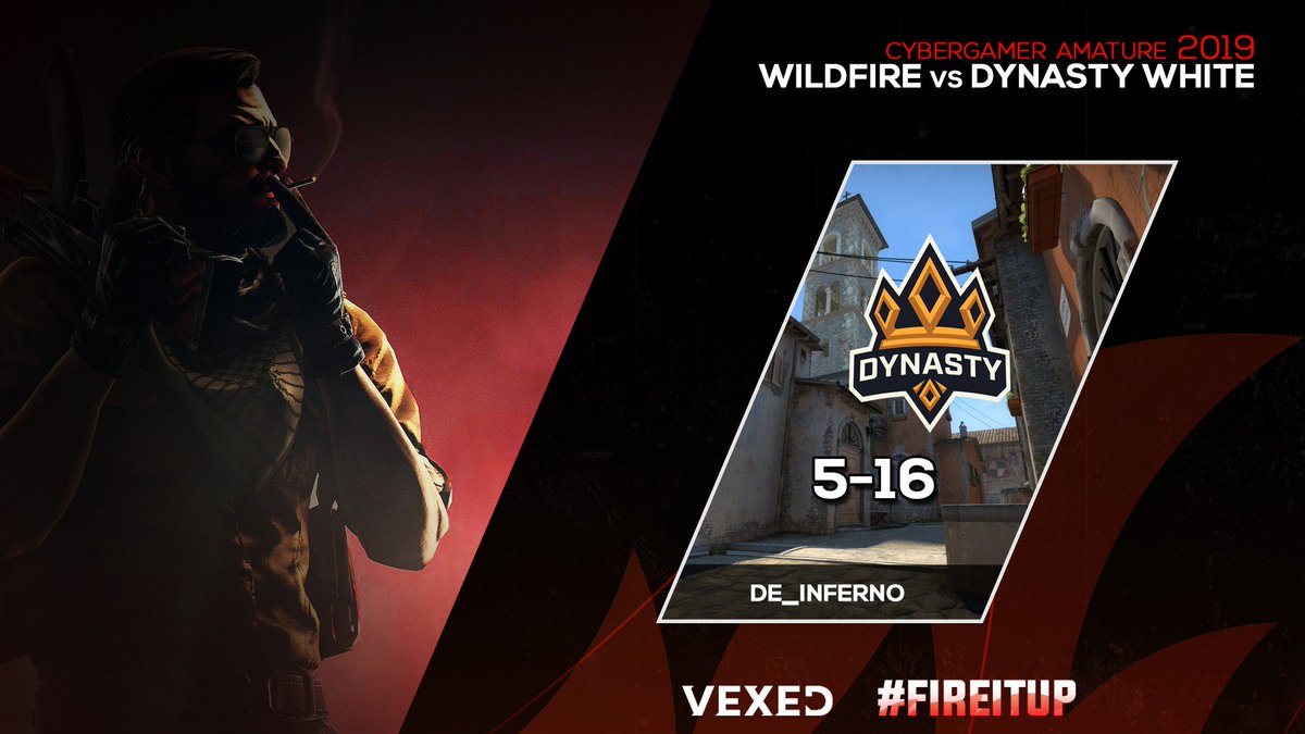 WFNationss's tweet photo. [#CSGO] After some issues with our roster we go down to @DynastyESC White. GGs to the players, time to keep our heads up and move forward ❤️

🗺️- Inferno
❌- 5-16

#FireItUp #Vexed 

@VexedApparel https://t.co/WGrCzyJAUk