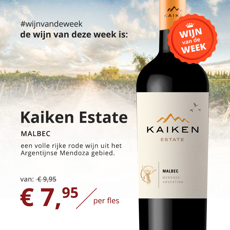 JosBeeres's tweet photo. Kaiken Estate Malbec is onze Wijn van de Week! Een mooie volrode Malbec uit Mendoza in Argentinië. Kan goed gedronken worden met rood vlees, wildschotels en bij kaasplankjes > https://t.co/XomBKn6lOl

#wine #winery #vineyard #malbec #argentina #mendoza #newharvest @KaikenWines https://t.co/QkxTwBKi4O