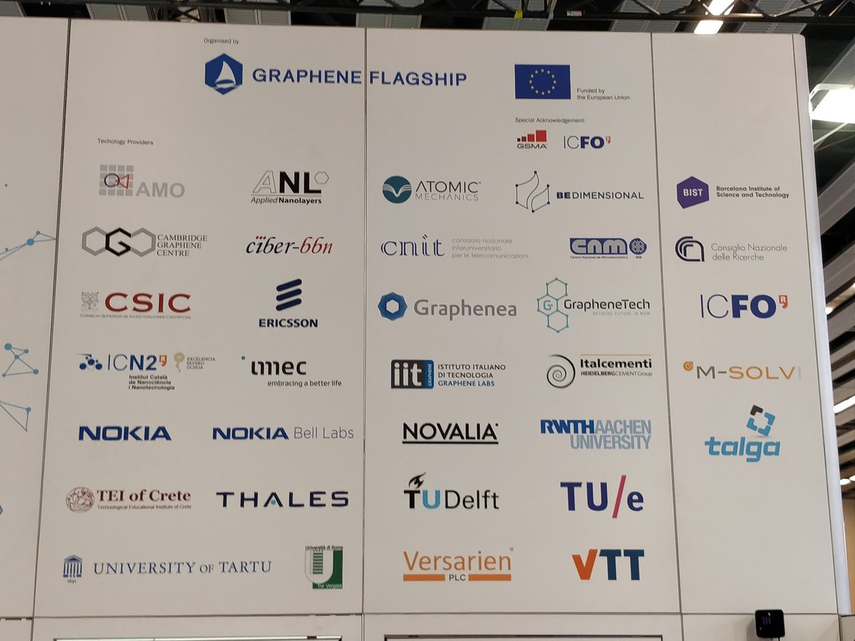 AtomicMechanics's tweet photo. The @GrapheneCA stand is looking awesome! https://t.co/pYA9CkBIlg