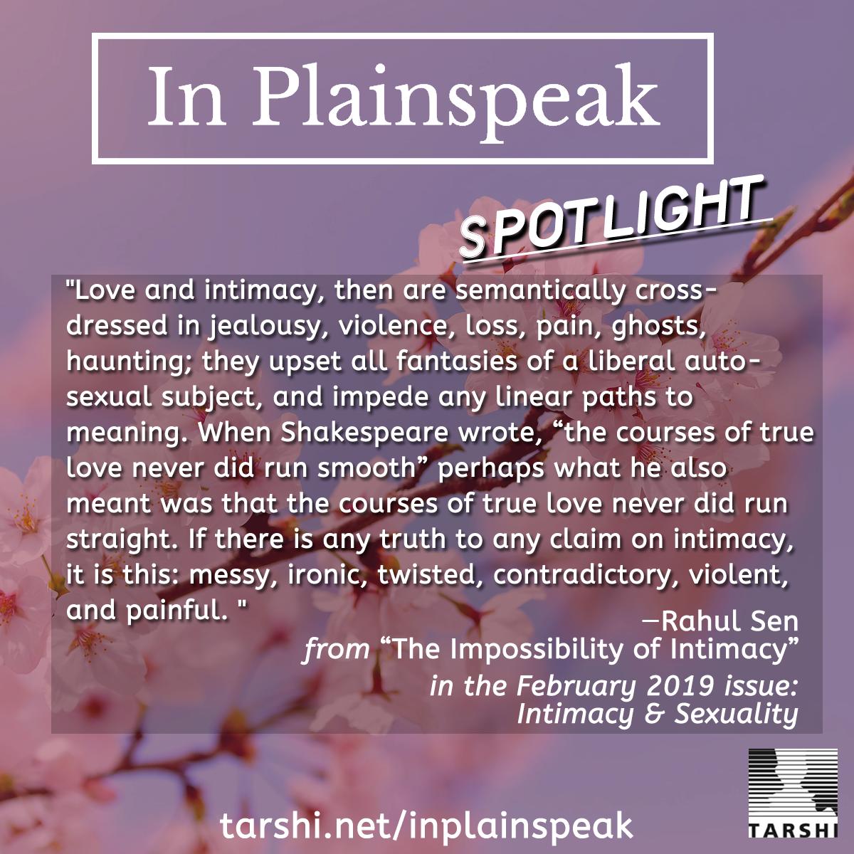 tarshingo's tweet photo. #InPlainspeak is TARSHI's #digitalmagazine on #sexuality in the Global South. Read this piece and others at https://t.co/TXZdjNhzA4.
Next month's theme: Choice & Sexuality
To contribute, email at blogeditor@tarshi.net #InPlainspeak #ipspotlight https://t.co/Vgxd776BIm