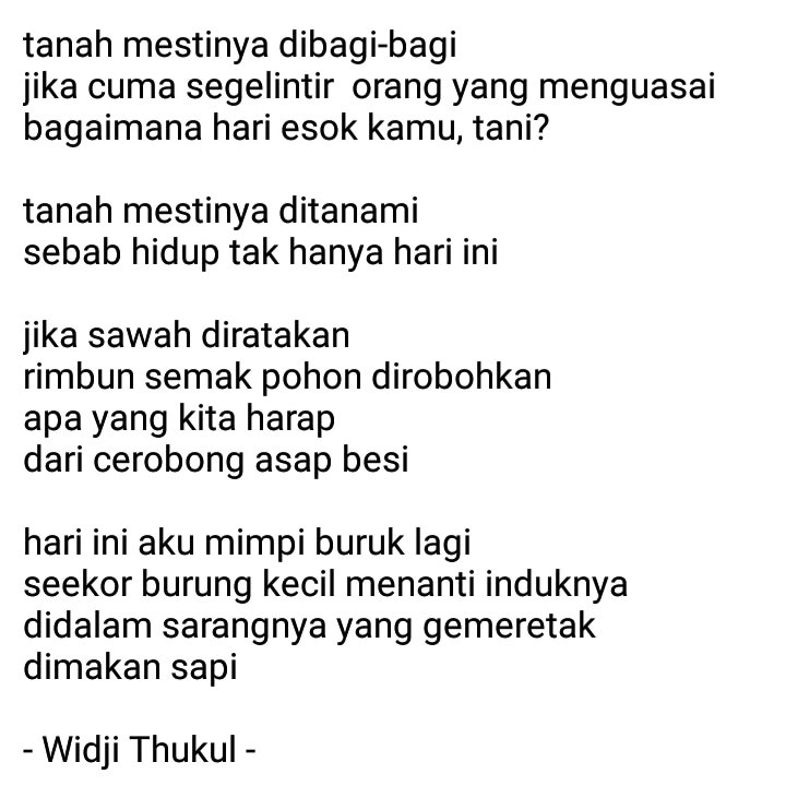 KosongSatuMetal's tweet photo. TANAH SUMBER KESEJAHTERAAN RAKYAT BUKAN ALAT MEMPERKAYA KONGLOMERAT.

@AHMADDHANIPRAST @Dahnilanzar @NenoWarisman_ @AltoLuger @Dennysiregar7 @eko_kuntadhi 

#BalikinUntukRakyat #JokowiLebihBaik #JokowiAminOptimis #Senin #JokowiUpgradeIndonesia https://t.co/wNBPLENHVI
