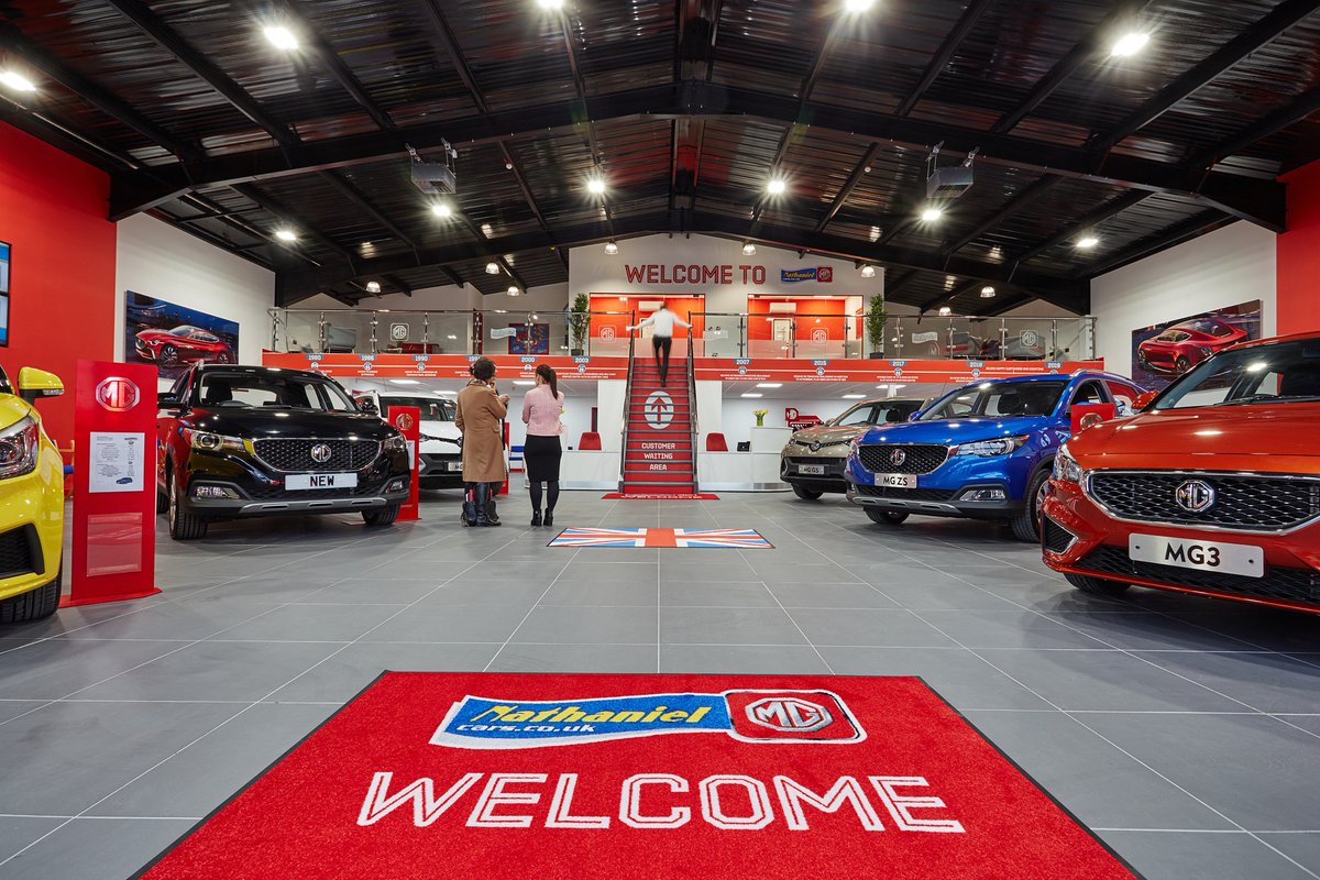 SDLLtd's tweet photo. Fabulous open evening at the new MG Showroom, Penarth Road, Cardiff. Thrilled to be part of creating this stunning showroom. @nathanielcars @mgstorecardiff #partitionwalls #suspendedceilings #flooring #showroom #interiors #carsales #MG https://t.co/QHVzynTX4O