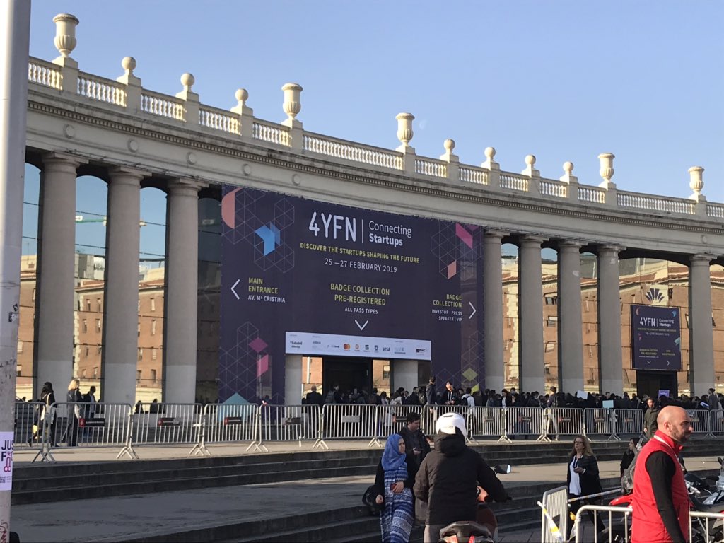 es_Findalia's tweet photo. Comenzamos 4 días intensos! #MWC19 #4YFN https://t.co/t4gd54ZjOD