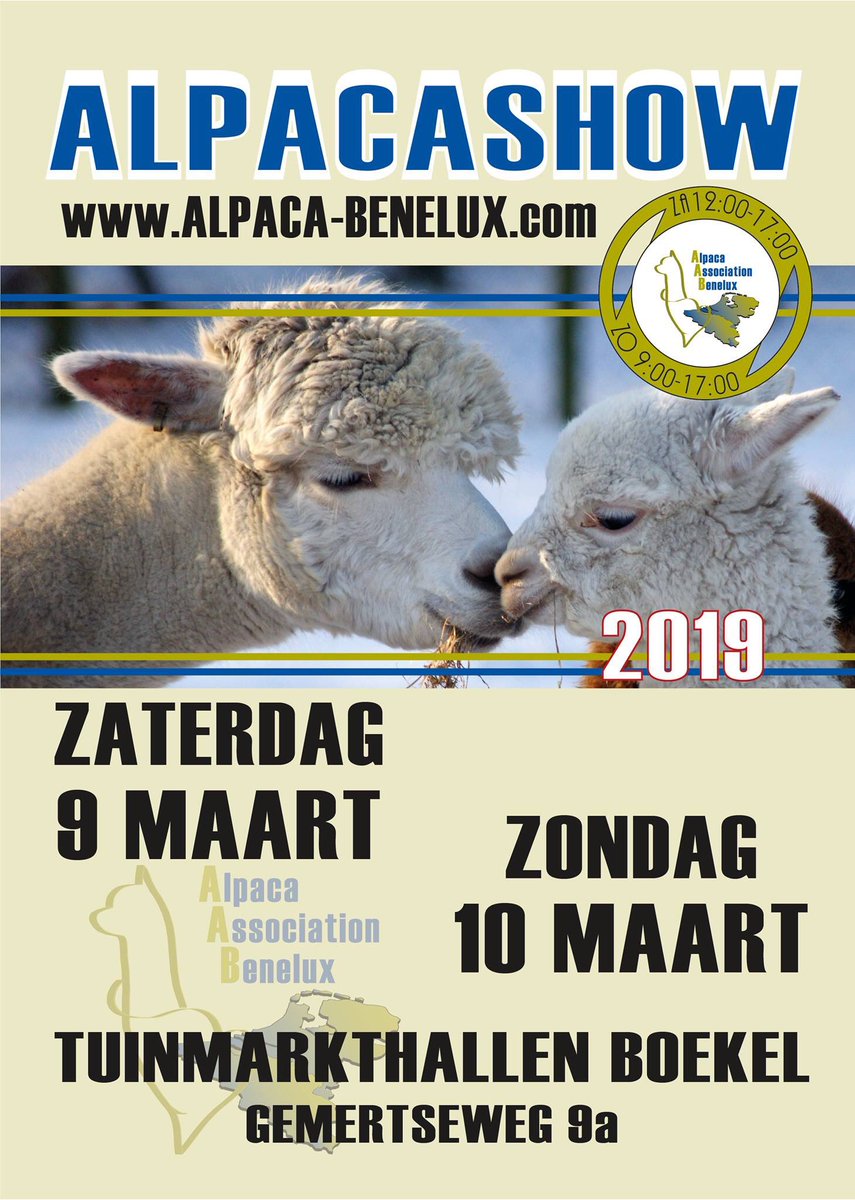 Alpaca_Benelux's tweet photo. Kom ook naar Boekel op 9 en 1 maart! #alpaca #meetandgreet #leukeprijzentewinnen #FBactie #loterij #dagjeuit #evenement #uitje #gezellig https://t.co/TXJqXgsyxu https://t.co/dlfSYtS8Es