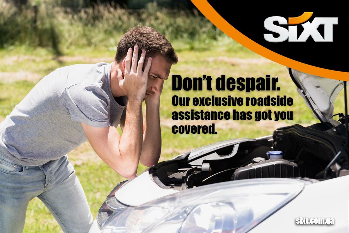 SIXT_Qatar's tweet photo. Sometimes there are bumps on the road - not the literal kind. We're here to help. Inquire and book now!
#SIXTQatar https://t.co/jx6ux7Zv3y