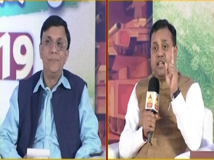 ABPNews's tweet photo. #शिखरसम्मेलन2019: Pawan Khera counters Sambit Patra saying the Congress stands with the security forces and government on #PulwamaAttack, claims Prime Minister Narendra Modi was busy shooting film in Jim Corbett at the time of the attack.
https://t.co/DklVA2kRqn https://t.co/xml0MNTwnA