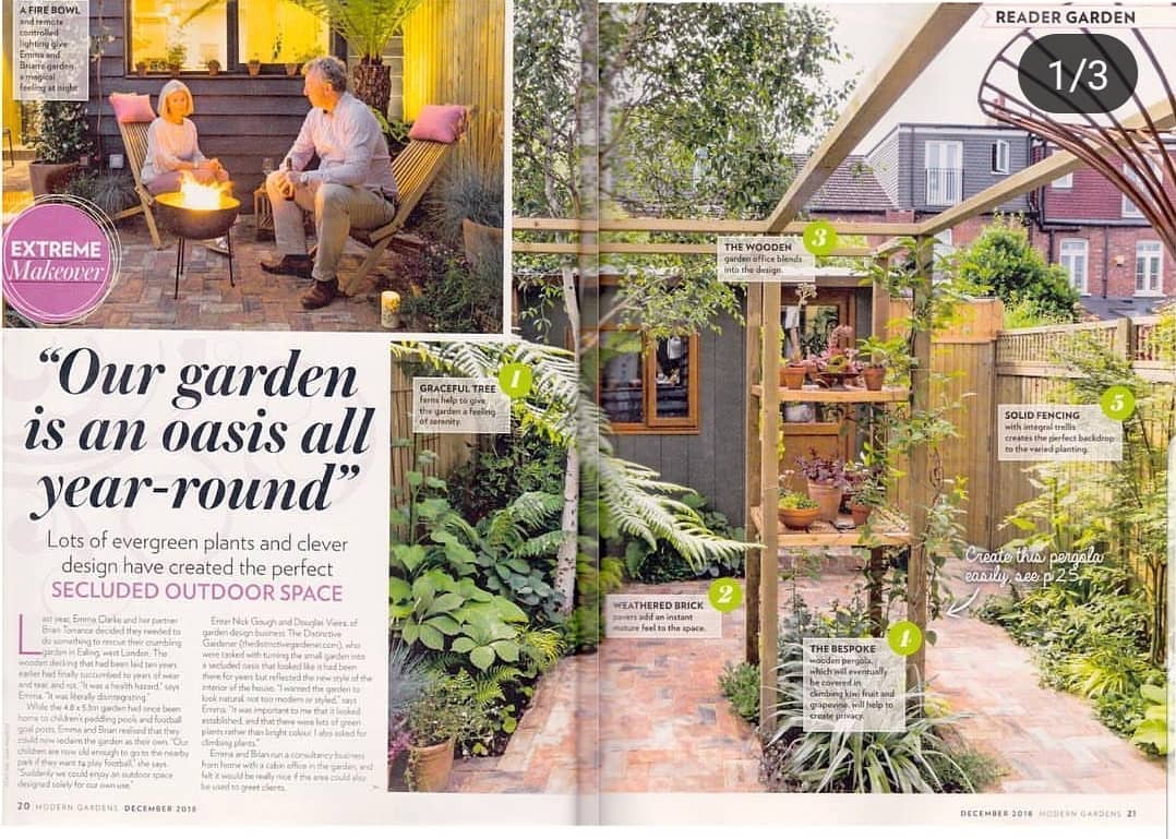What a glorious weekend! We've been out in the garden for the first time this year, having a tidy up - I'm sure lots of people are doing the same. This fab garden by The Distinctive Gardener is just down the road from us and includes our chairs! Wonderful photos by Paul Debois