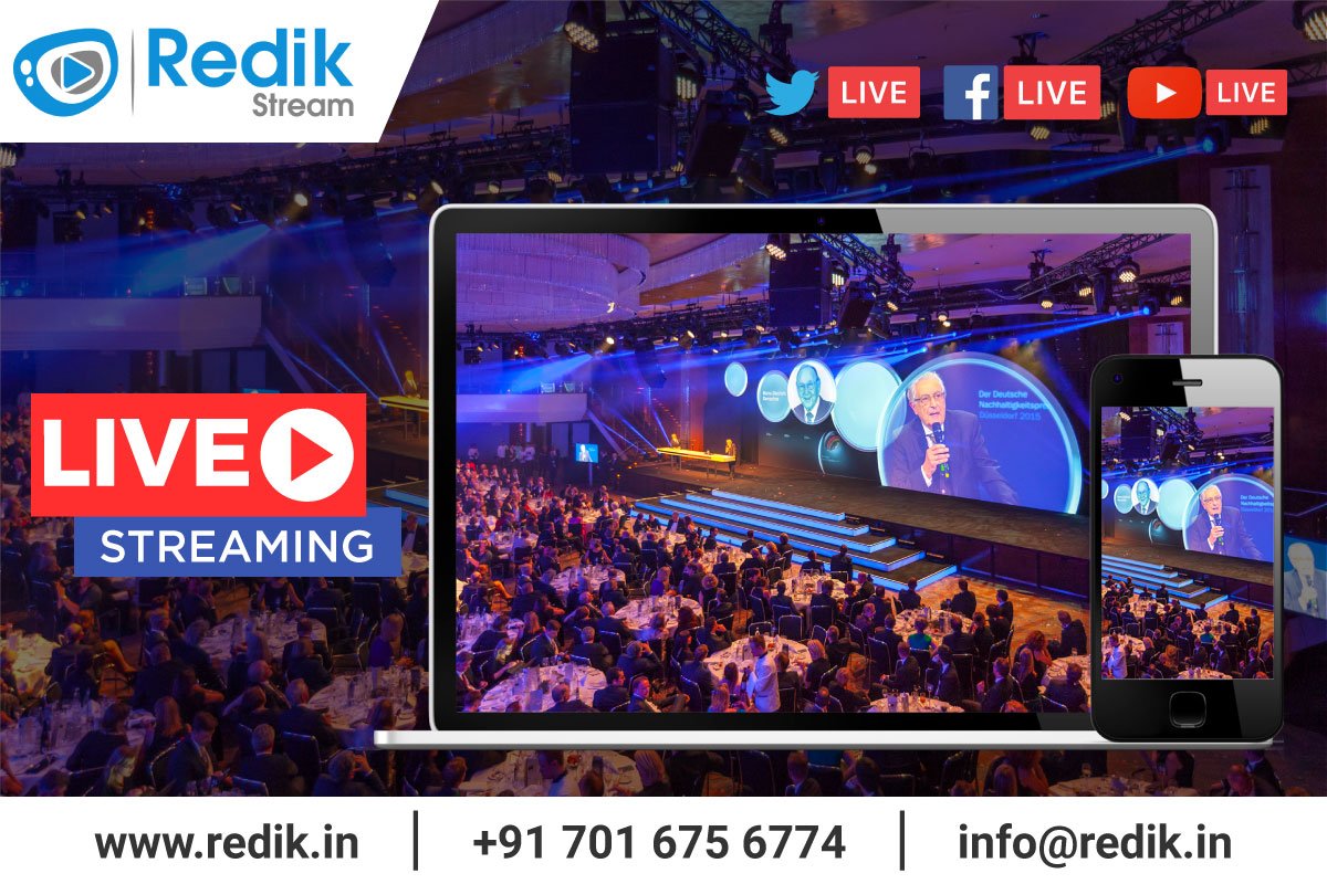 RedikStream's tweet image. Redik Stream is a specialist in creative and customized #LiveStreaming that provide you services like a #LiveInternetWebcast. Ready to reach a wider audience? Call now on +91 701 675 6774 either send your inquiry on info@redik.in
Visit redik.in for more services.