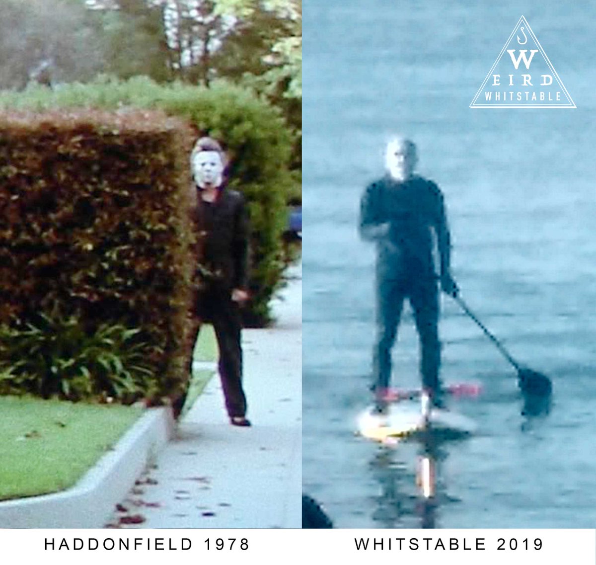 Did Michael Myers visit sunny Whitstable over the weekend?
weirdwhitstable.blogspot.com/2019/02/hallow…
#weirdwhitstable #boogeyman #paddleboardpsycho