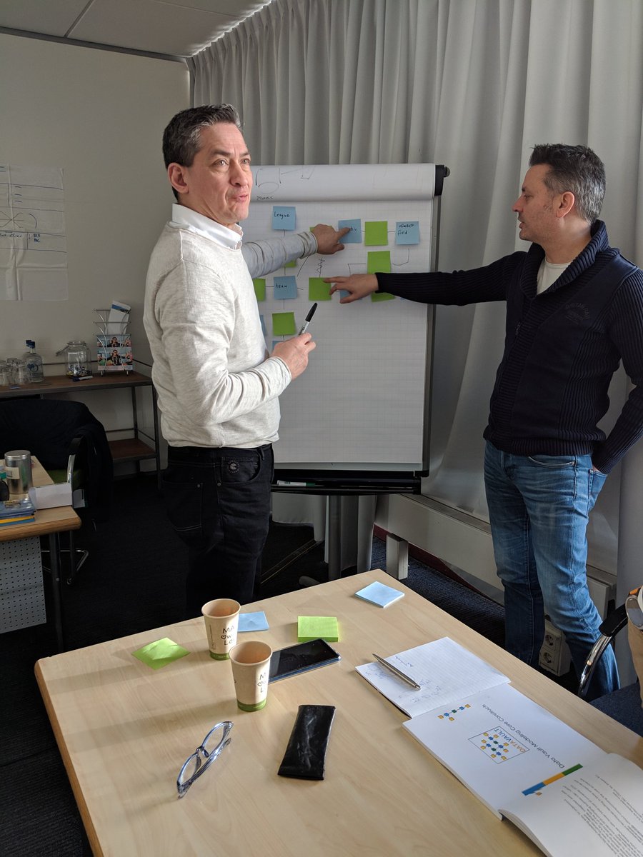 RemcoBroekmans's tweet photo. #Post-Its at work. The 1st case of today at the #DataVault #Certification class. Want to learn more register for one of the upcoming courses near you (https://t.co/qmCaT4YA4f) https://t.co/YmXsEjukT6