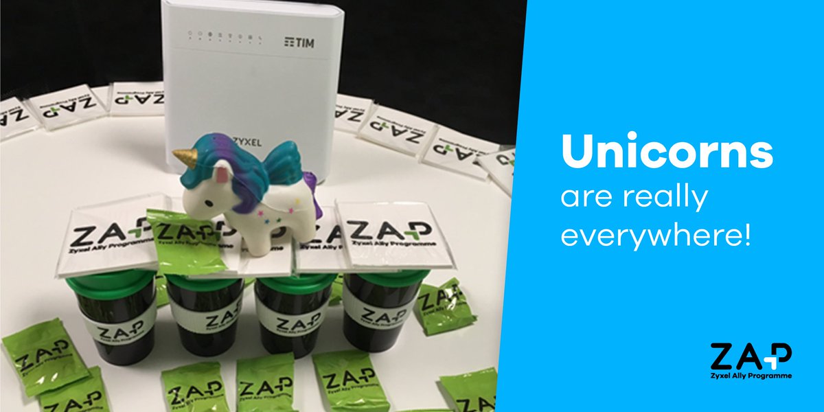 zyxel_partner's tweet photo. A Zyxel access point for dad… a mint for mum…and a unicorn for the young’uns. #ZAPphotochallenge #ZyxelZAP https://t.co/qPuhQ1C4dp